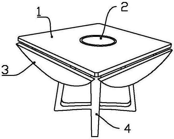 电动折叠桌的制作方法