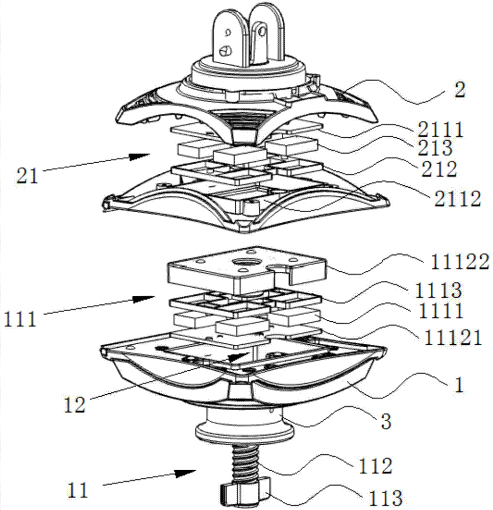 擦窗器调磁机构的制作方法