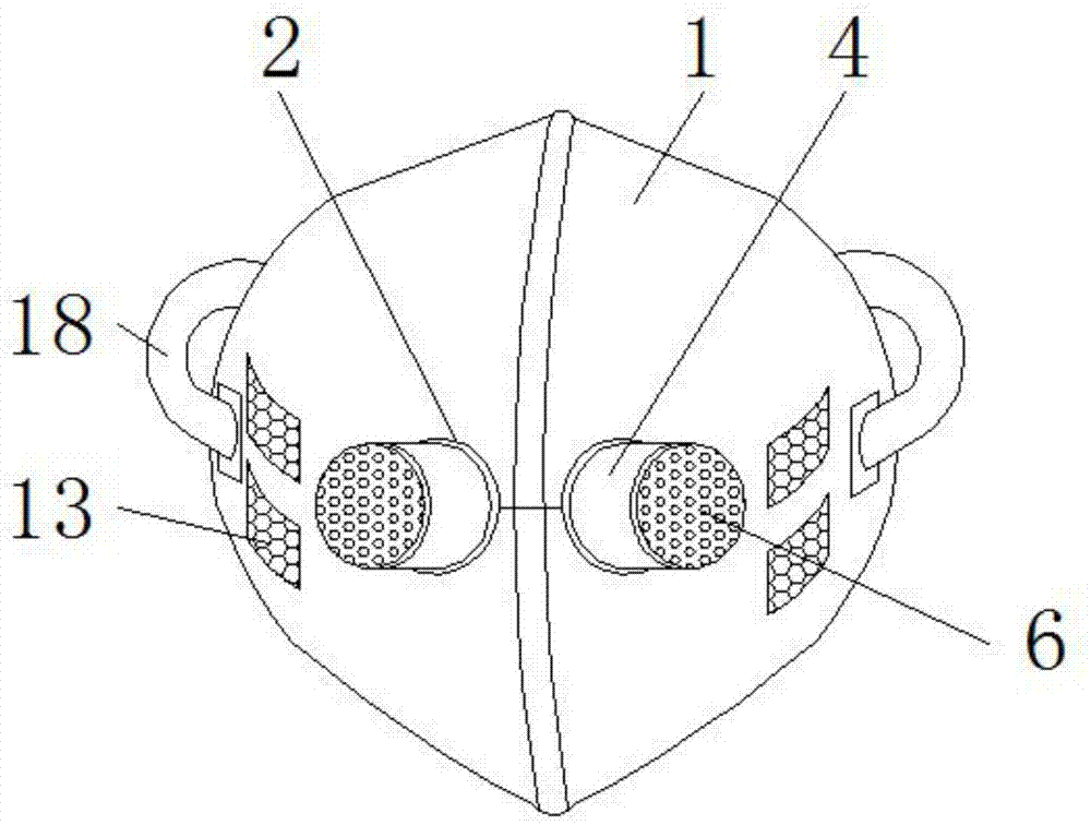 一种除菌型空气净化口罩的制作方法