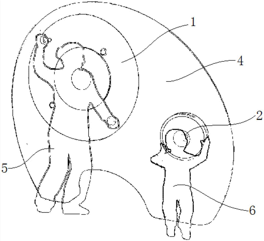 一种大转轮锻炼器械的制作方法