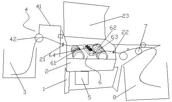 锡料拉丝机改进结构的制作方法