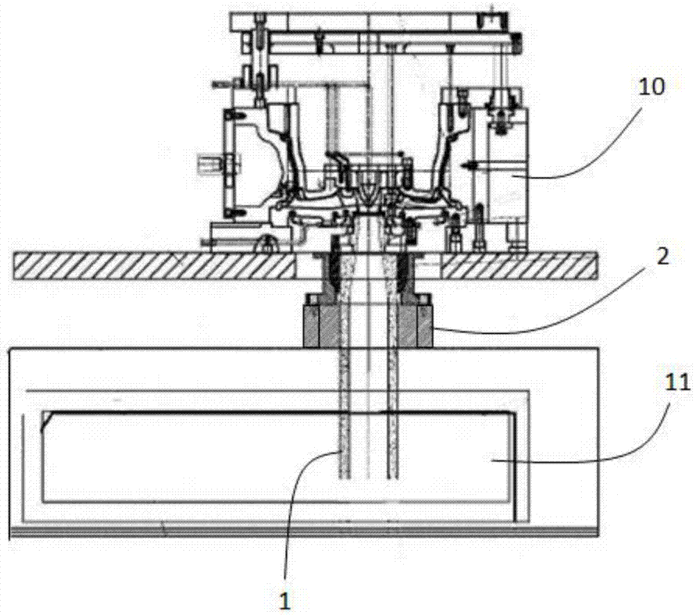 汽车轮毂低压机用铸造保温结构的制作方法