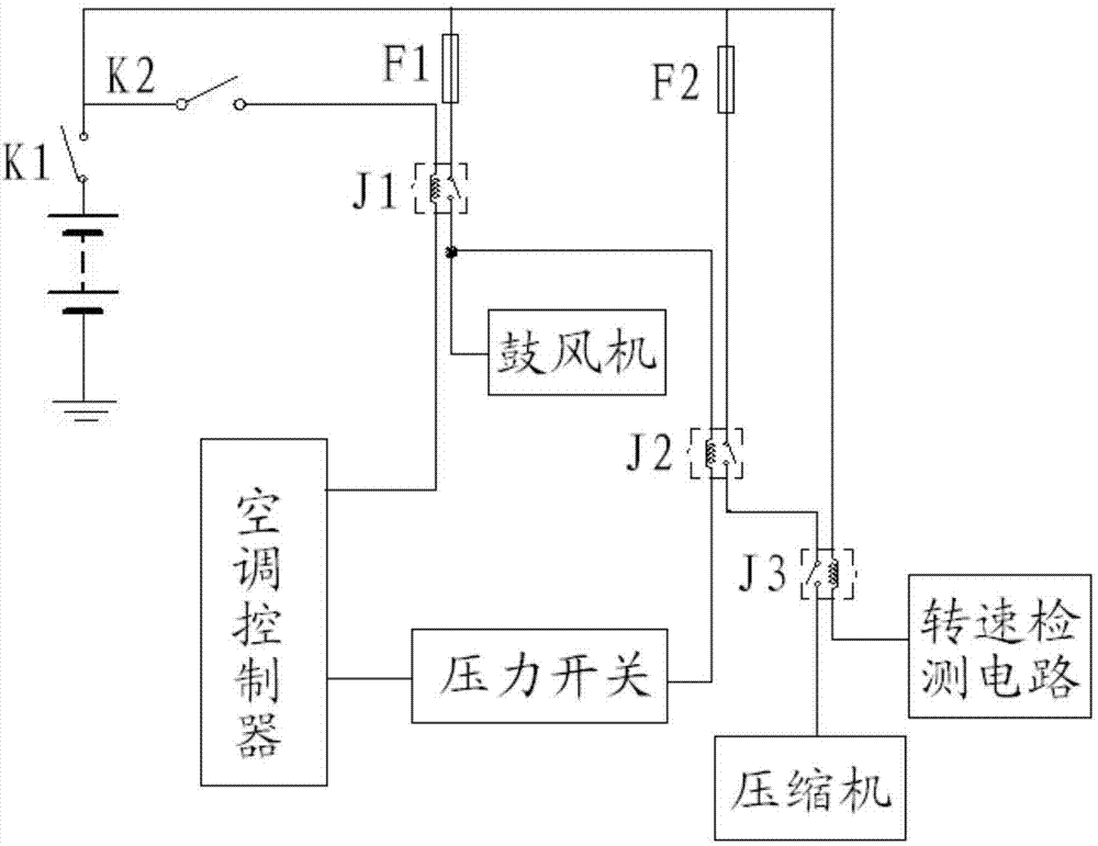 一种汽车空调控制电路的制作方法