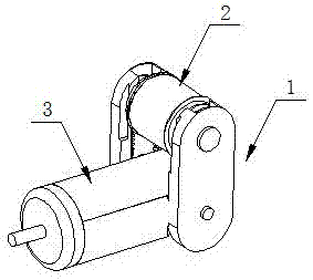 一种用于玩具赛车后轮驱动的传动装置的制作方法
