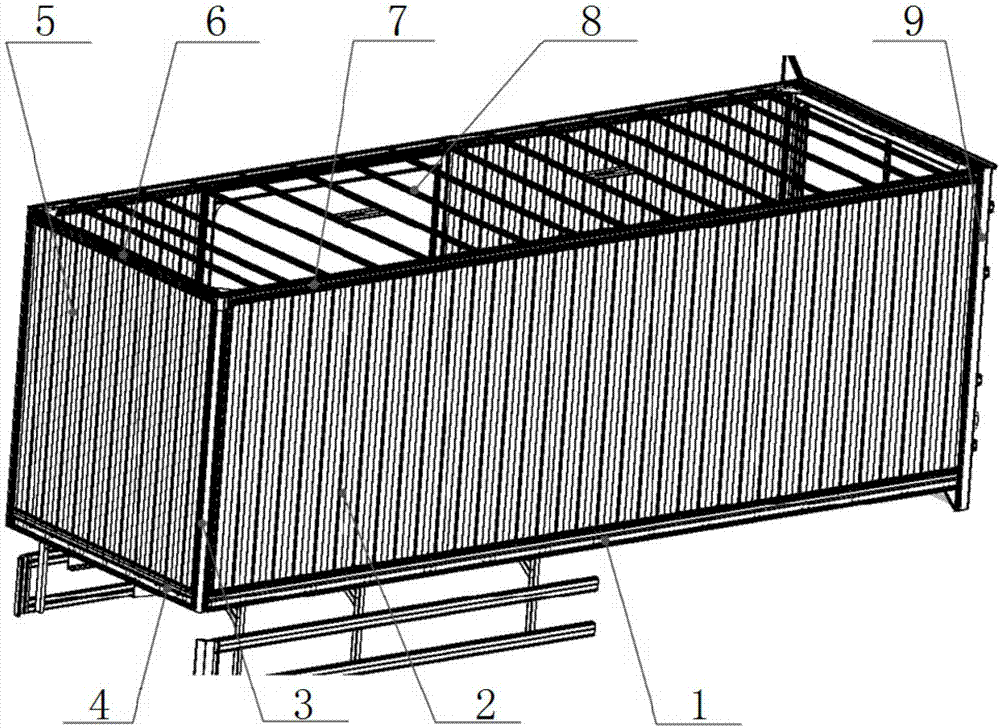 一种装配式轻量化物流车厢结构的制作方法