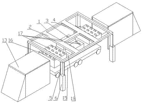 一种用于瓦楞纸板生产线上的自动卸板系统的制作方法