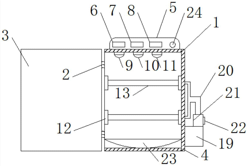 一种室内公共卫生检测用二氧化碳培养箱的制作方法