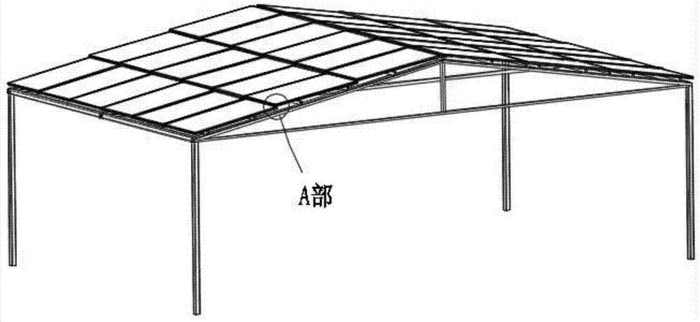 水槽式光伏屋顶防水结构的制作方法