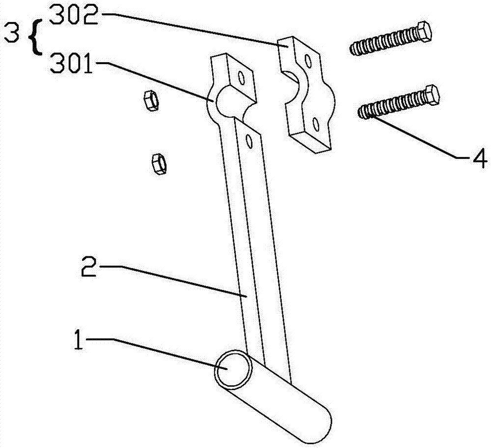 双管式脚手架用连接件的制作方法