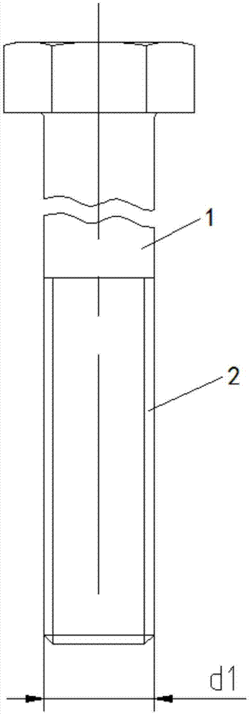 一种配套30°楔形螺纹的螺栓的制作方法