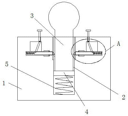 一种机械设备信号用灯的安装座的制作方法