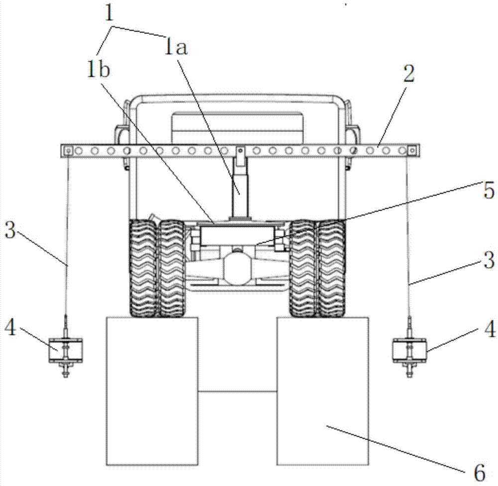 重型底盘测功机的轴荷加载机构的制作方法