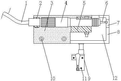 一种生产锂离子电池的电池极棒头磨圆装置的制作方法