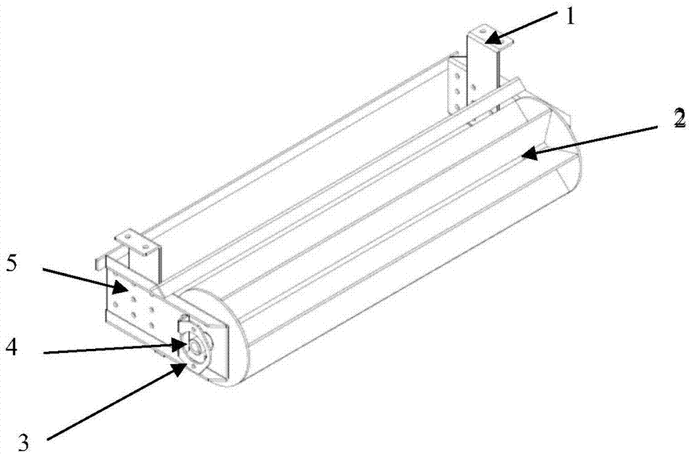 一种牛床垫料抛撒装置及系统的制作方法