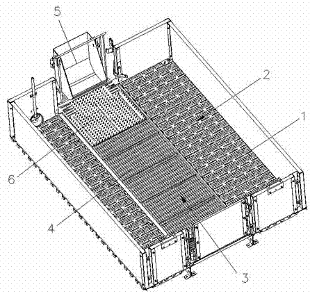 养殖设备用三角钢地板围栏的制作方法