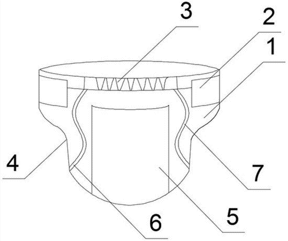 一种新型纸尿裤的制作方法