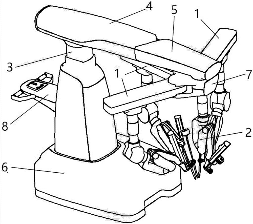 一种以持镜臂为中心的腹腔镜手术机器人结构的制作方法