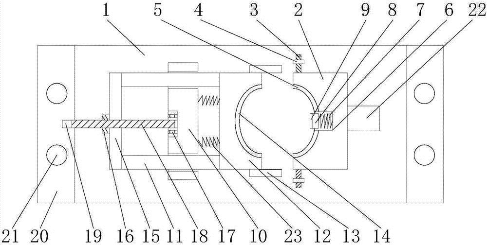 一种注塑五金件模具用定位装置的制作方法