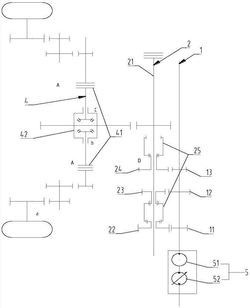 液压驱动桥总成的制作方法