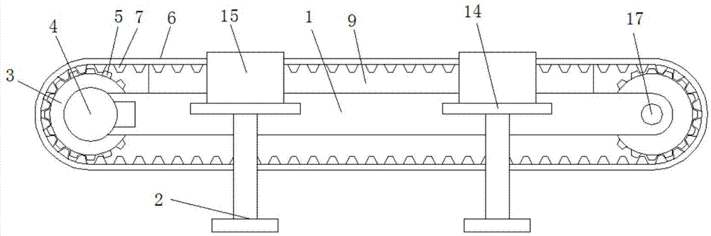 一种电路板用流水线式输送平台的制作方法