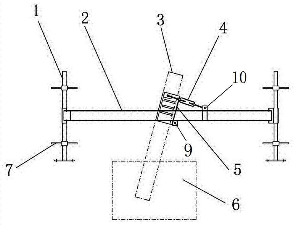 插入式角钢基础角钢固定模具的制作方法