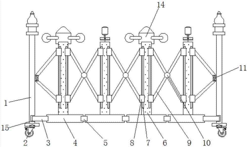 一种围墙隔离护栏的制作方法