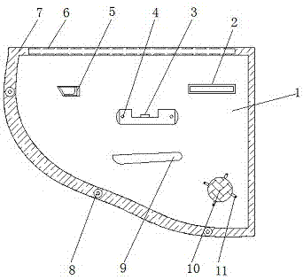 一种轻体抗老化汽车内门板的制作方法