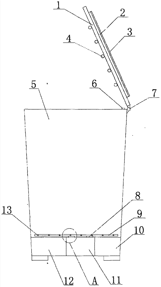 一种太阳能杀菌除臭垃圾桶的制作方法