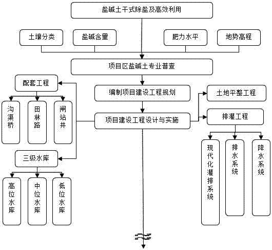 干旱和半干旱地区盐碱地干式除盐及高效利用技术方案的制作方法