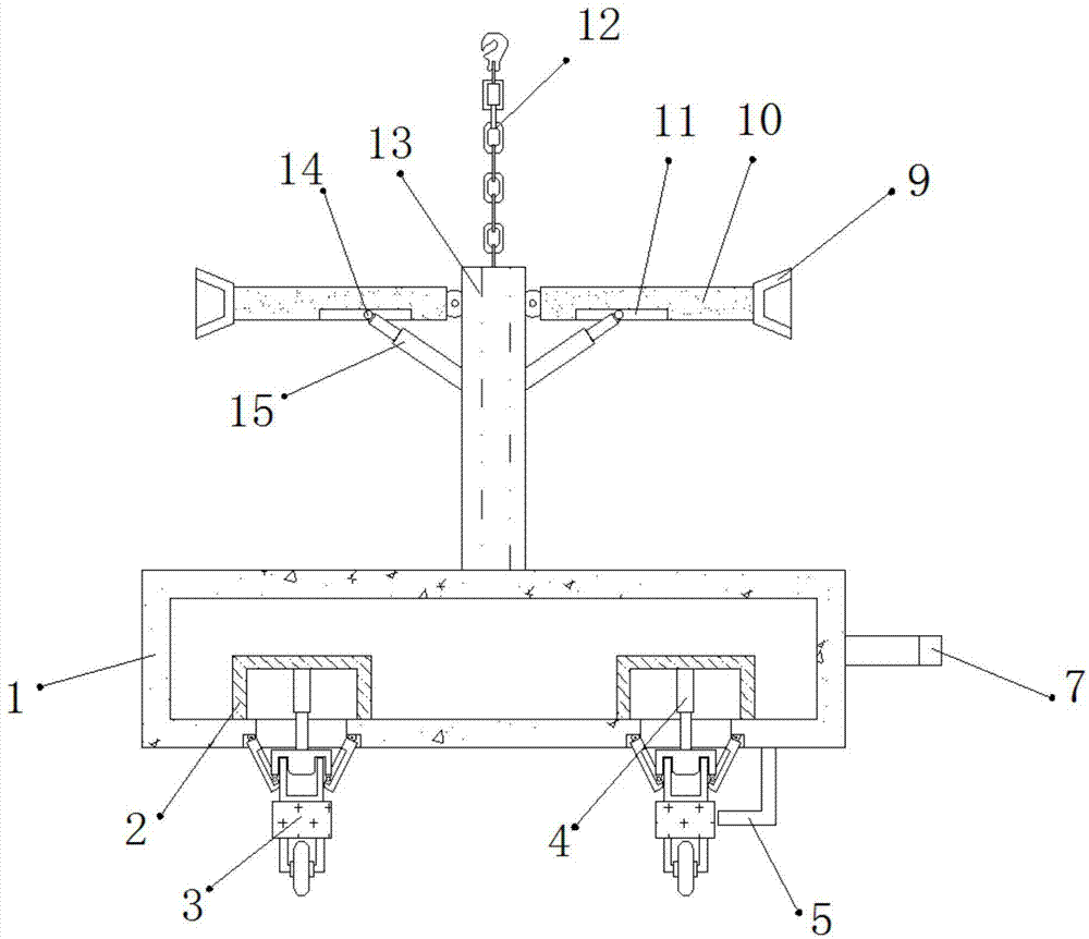 一种保险杠用涂装挂具的制作方法