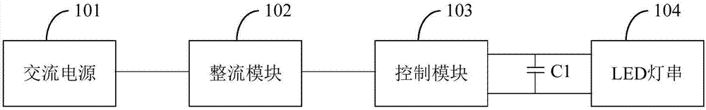 用于LED灯照明驱动的恒流输出控制电路及LED装置的制作方法