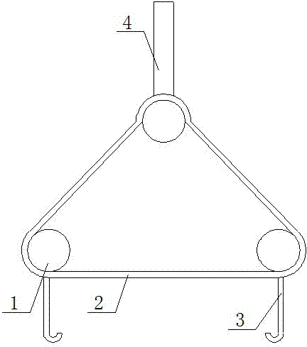 一种箱梁钢筋骨架吊具的制作方法