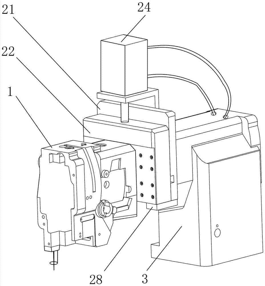 一种机头可升降的分体式平车缝纫机的制作方法