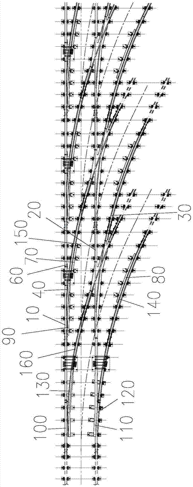 一种梯形道岔的制作方法