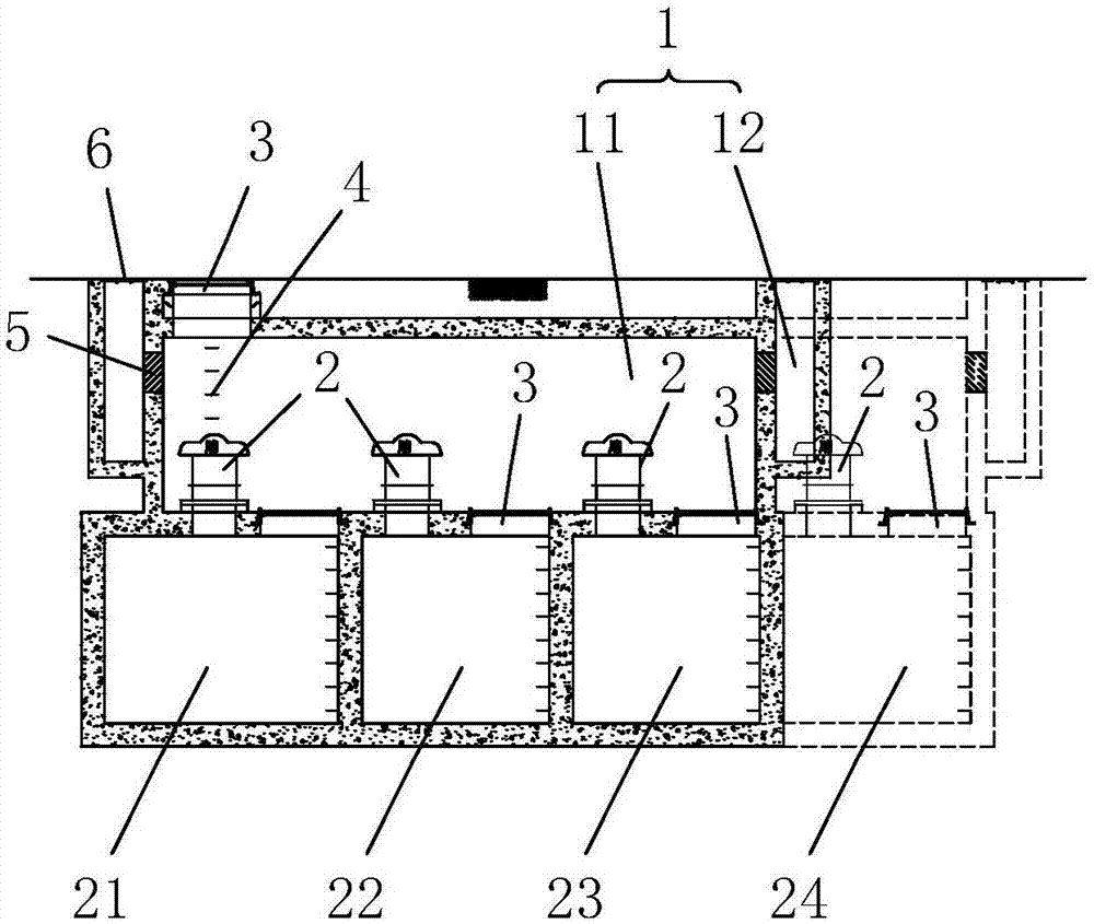 平地式防水型综合管廊通风井的制作方法