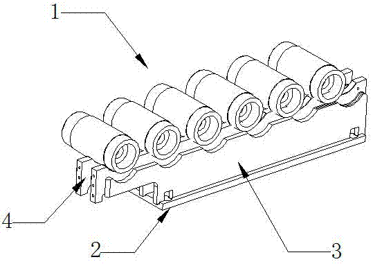 一种轴承加工用传输杆的连接盘的撑接装置的制作方法