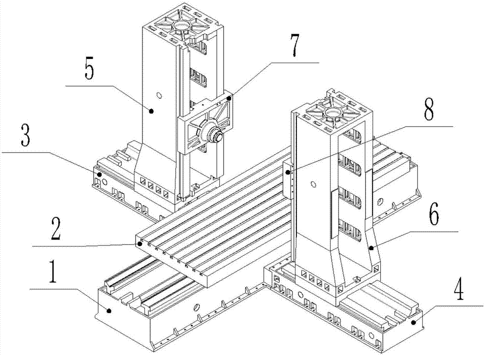 一种双面镗铣床的制作方法