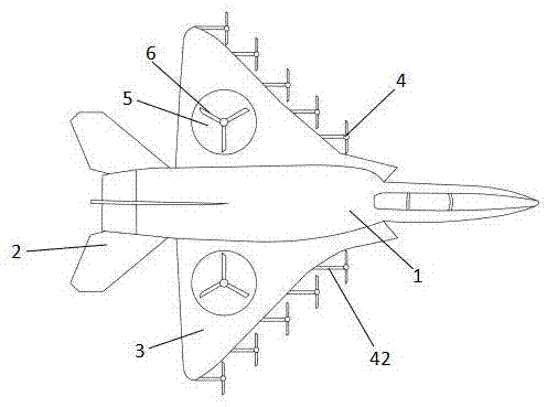 一种悬挂式折叠旋翼飞行器的制作方法
