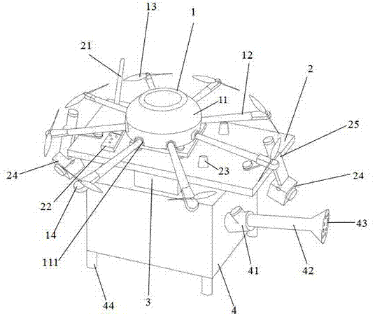 一种实时监控喷洒型多旋翼飞行器的制作方法