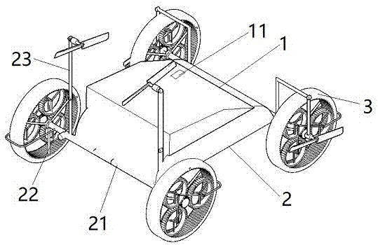 一种陆空两用汽车的制作方法