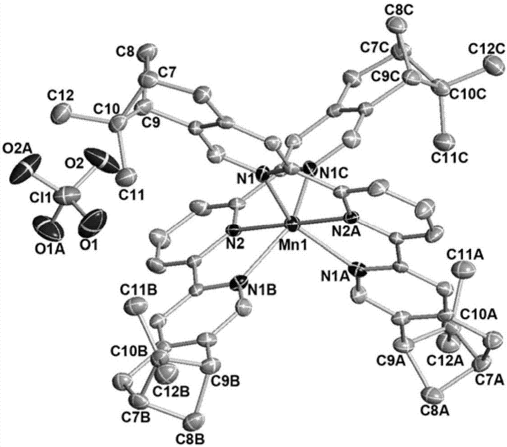 (+)-2,6-二(4,5-蒎烯-2-吡啶基)吡啶手性单核锰配合物及其制备方法与流程