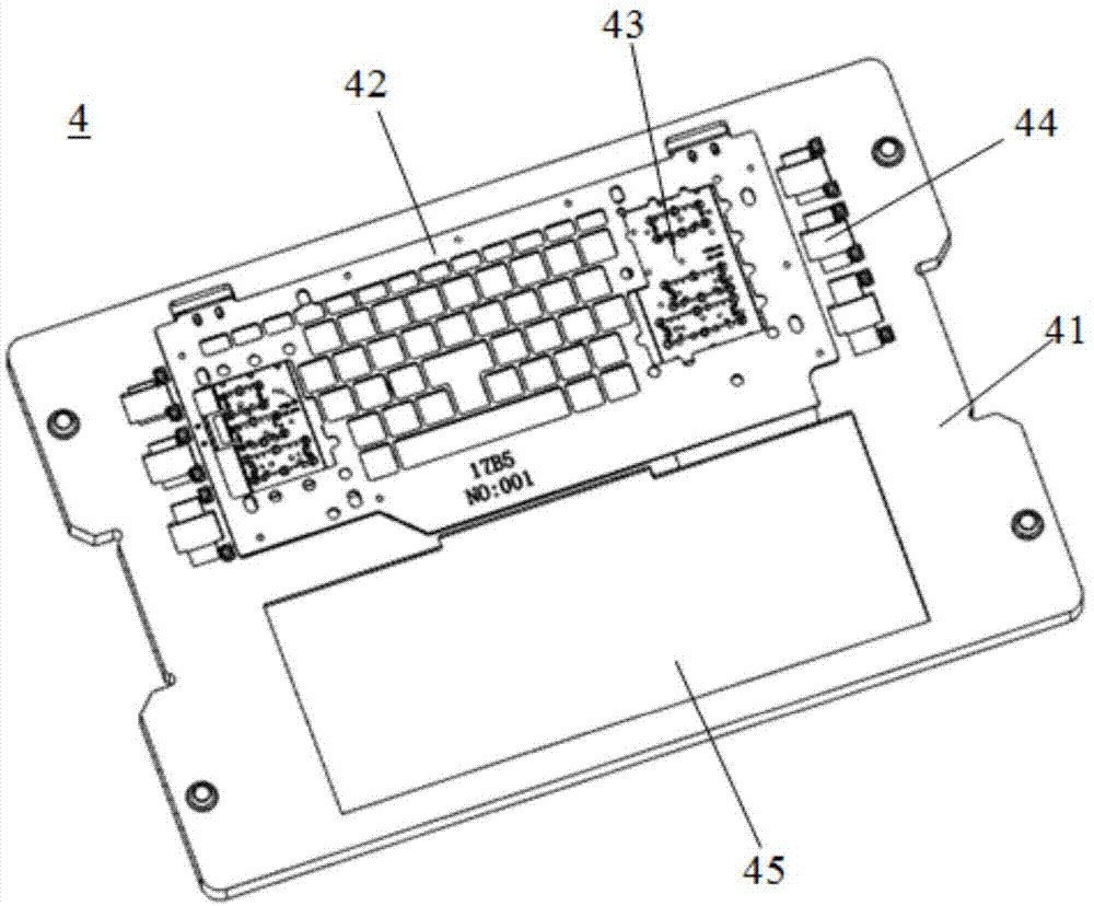 一种键盘组装用工装结构的制作方法