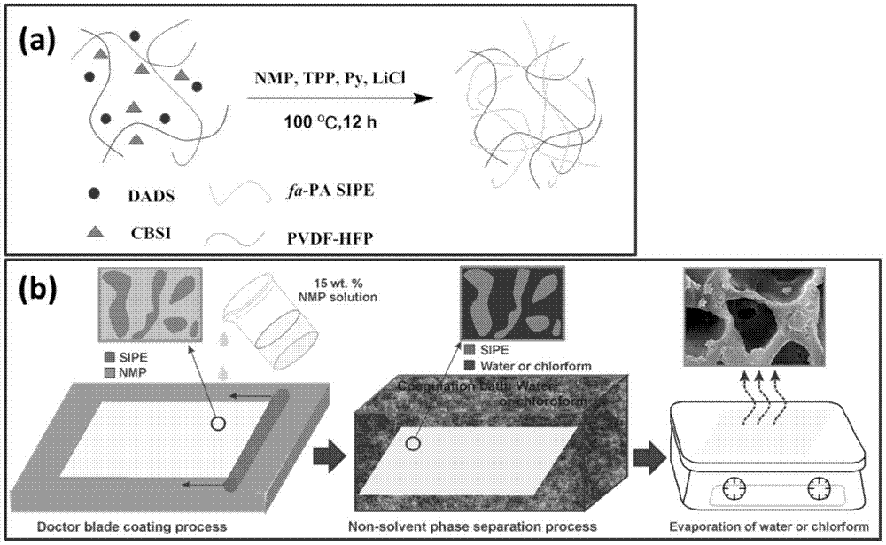 一种多孔单离子导电聚合物电解质隔膜及其制备方法和应用与流程