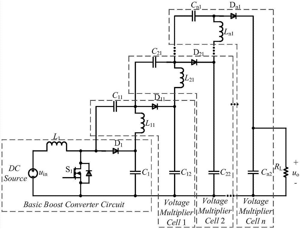一种基于新型电压增益单元的单开关高增益Boost变换器的制作方法