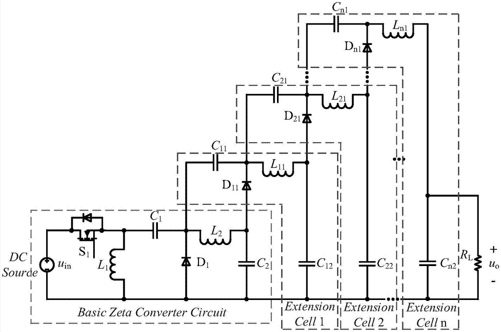 一种新型可扩展Zeta DC-DC变换器的制作方法