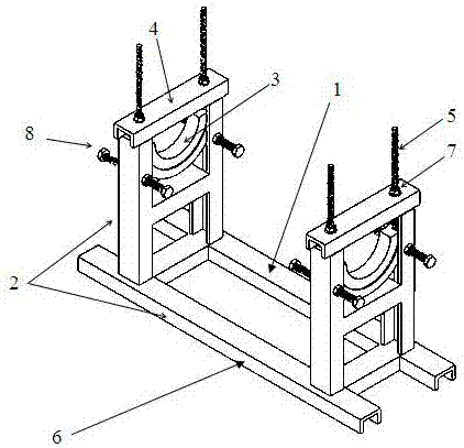 垂直剖分型离心式压缩机间隙测量工装的制作方法