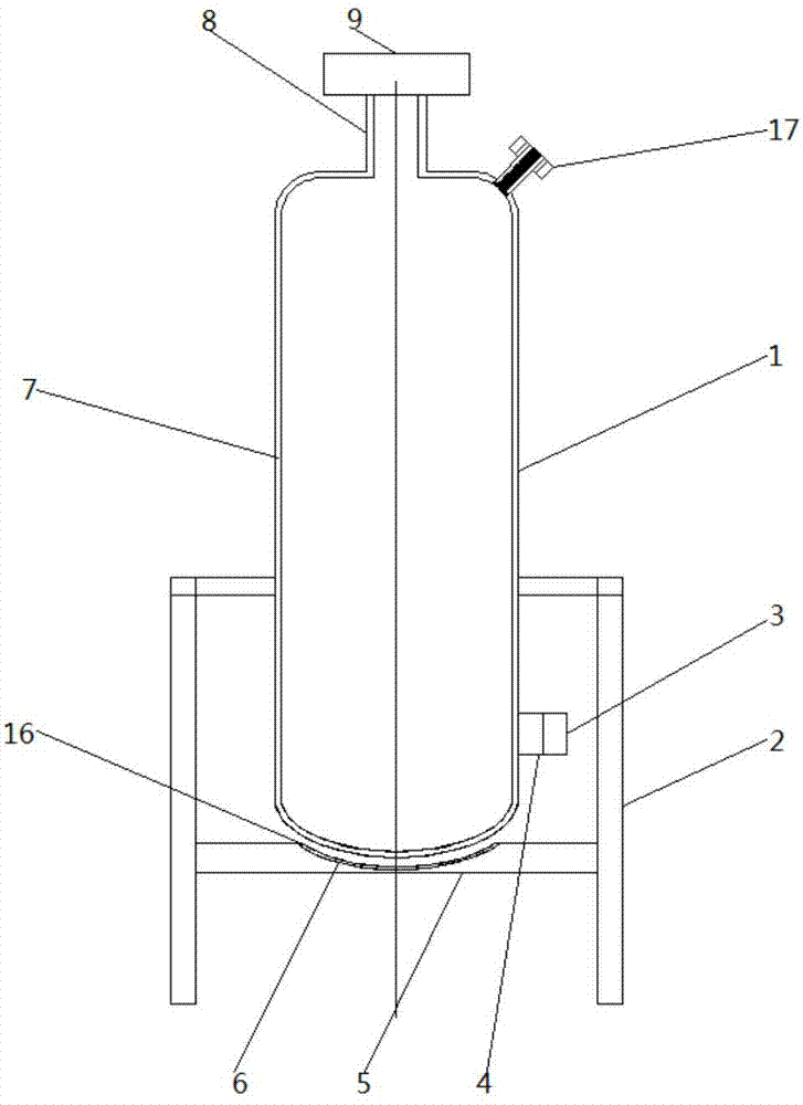 一种氧气生产装置的氧气储存罐的制作方法