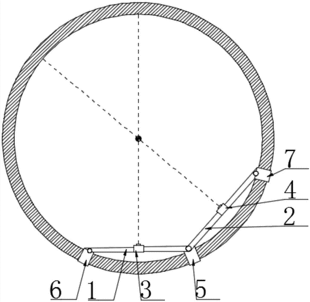 一种管柱圆心自动定位器的制作方法