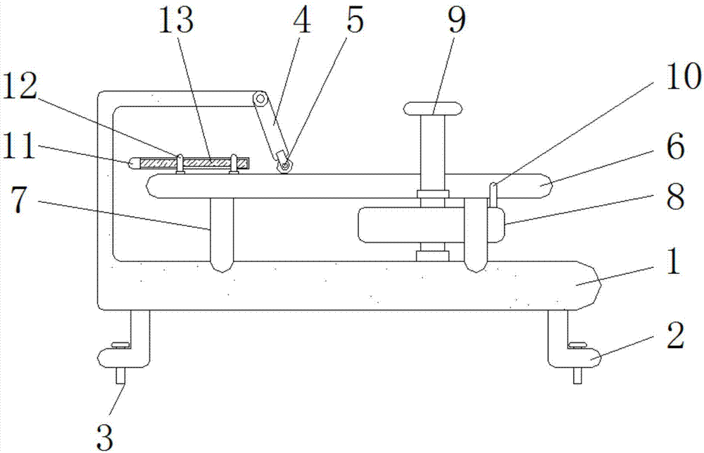 一种可调节角度的微耕机作业面积计算用传感器固定结构的制作方法