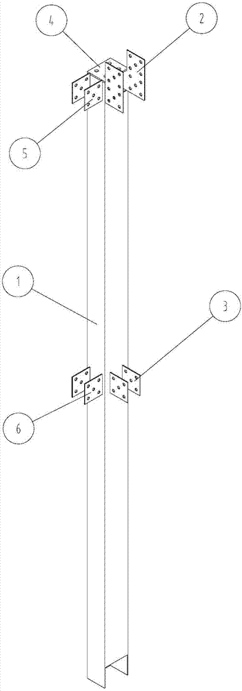 一种钢结构电梯井道拼接装置及方法与流程